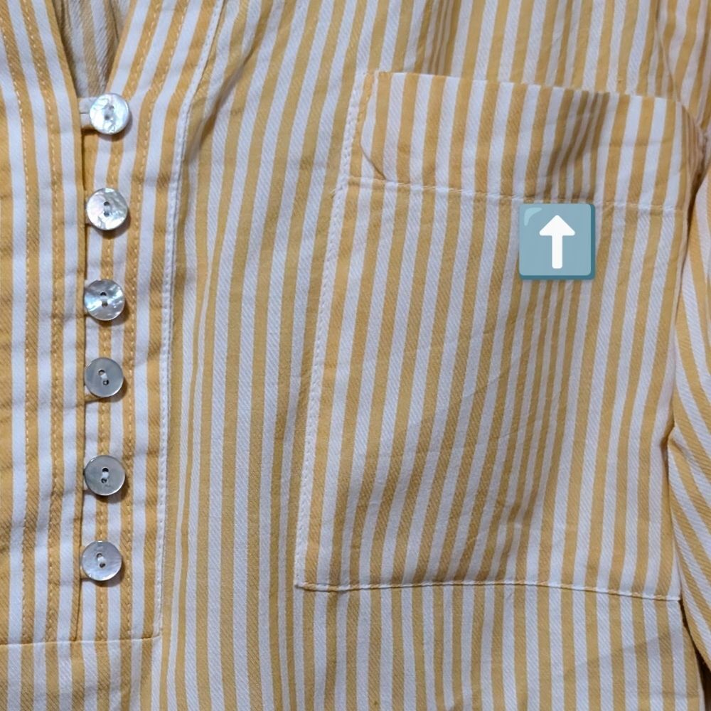 J. Jill cotton/rayon striped top size 2X casual oversize flowy plus - Picture 8 of 11